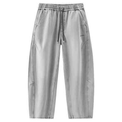 森马时尚潮流弯刀裤百搭牛仔裤男