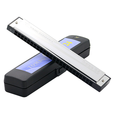 通宝高级专业初学24孔降升口琴