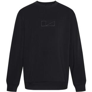 【柔弹】利郎官方 长袖卫衣男圆领印花2026春季新款弹力男装上衣