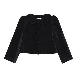 【SALE】【SHUSHUTONG】蕾虎设计感潮流小圆领短外套直筒半裙套装