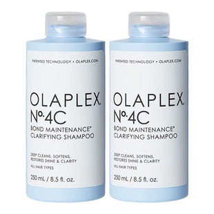 OLAPLEX欧拉裴4C深层清洁净油洗发水蓬松250ml*2高颅顶蓬松去氯