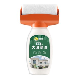 白墙面修复乳胶漆补墙膏去污神器内墙壁自喷室内自刷白色大滚筒漆