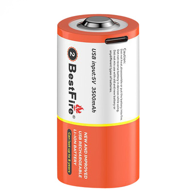 2号可充电电池1.5VC型电池