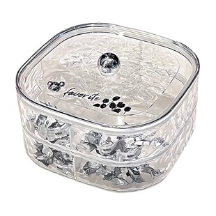 轻奢密封果盘家用客厅茶几高档2026新款糖果零食摆放盘干果收纳盒