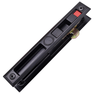 铝合金门双面钩锁老式90移门推拉钩锁阳台厨房卫生间玻璃推拉门锁