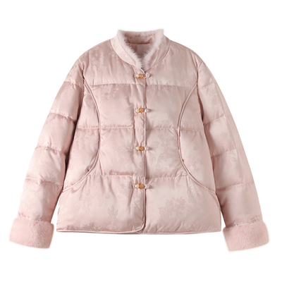 新中式国风羽绒服女短款2025冬季