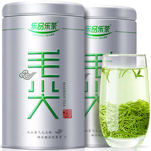 乐品乐茶正宗毛尖绿茶2025新茶明前特级茶叶礼盒装官方250g