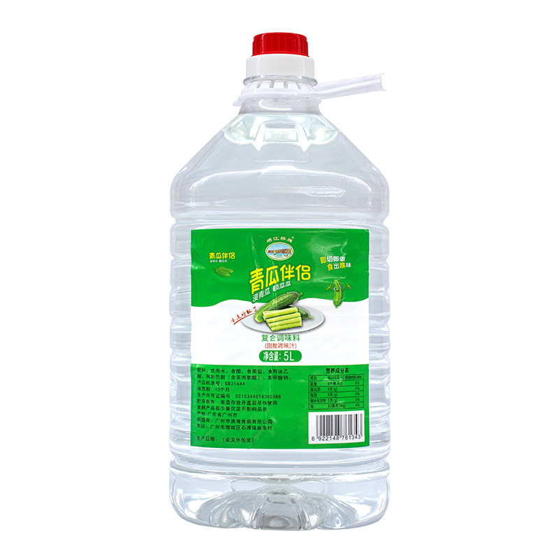 澳海食品青瓜伴侣5L商用广东复合调味料拍黄瓜木瓜芒果甜酸咸酸野