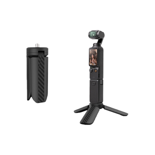 适用DJI大疆Proket3/4/nano三脚架3代口袋运动相机直播桌面支架迷你便携小型三脚架底座手柄支撑架手持自拍杆