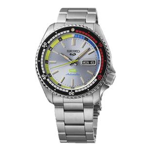 SEIKO精工5号手表男拼色时尚运动风机械表HUF合作限定款 新年礼物