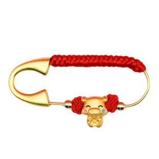 孕妇别针婴儿外出防惊吓随身手工挂件古法保平安宝宝压惊胸针