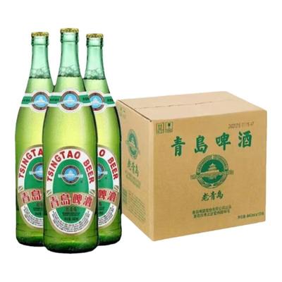 青岛啤酒老青岛一厂640ml12瓶