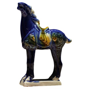 东方陶礼陶瓷马摆件装饰品非遗工艺六俊马古法烧制家居收藏工艺品