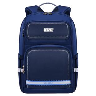 kimicool小学生书包男1-6年级女生减负护脊大容量轻便双肩包