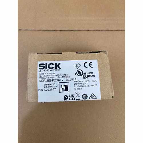 西克GRF18S-P234LV光电开关传感器，订货号1092
