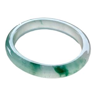 逸之璟缅甸老坑天然a货翡翠冰种飘辣绿贵妃玉镯子翡翠手镯51圈口