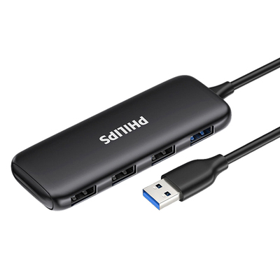 飞利浦USB一拖四hub集分线器