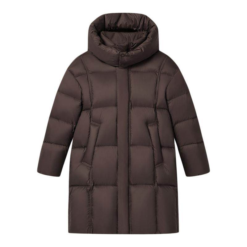 波司登新款儿童羽绒服女童泡芙冬季加厚保暖长款防寒服亲子款