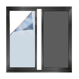 单向透视玻璃窗防窥膜透光不透明人防走光外看不见玻璃贴窗户贴纸