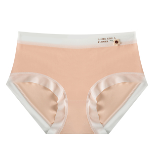 冰丝内裤女士薄款夏季凉感透气女生中腰短裤抗菌纯棉裆大码三角裤