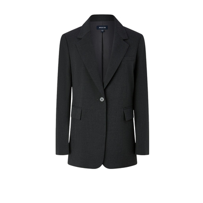 【零染】PRICH复古商务西装套装冬季新款正肩一粒扣收腰外套女