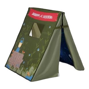 新品美国RadioFlyer儿童二合一爬行垫帐篷家用室内宝宝游戏玩具屋