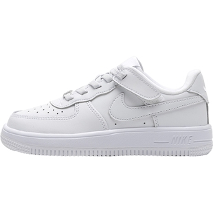 耐克男童女童FORCE 1板鞋运动童鞋魔术贴空军一号休闲鞋FN0237