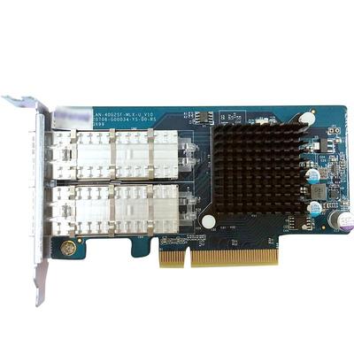 QNAP 威联通 NAS 配件 LAN-40G2SF-MLX 40GbE 双端口网络扩充卡