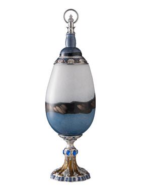 《清仓》圣朗伦珐琅彩工艺海纳百川摆件创意家居饰品