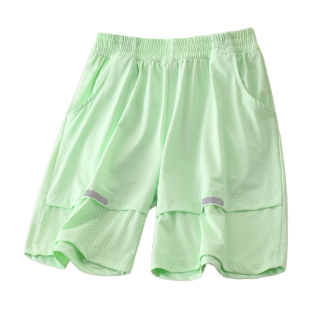 男童短裤外穿夏季薄款冰丝速干儿童韩版运动五分裤休闲户外透气潮