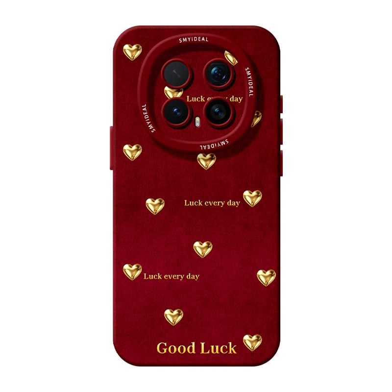 适用荣耀magic8手机壳女magic7pro保护套新款全包红色magic6至臻版4新年马年布绒爱心5pro华为magic7pro过年