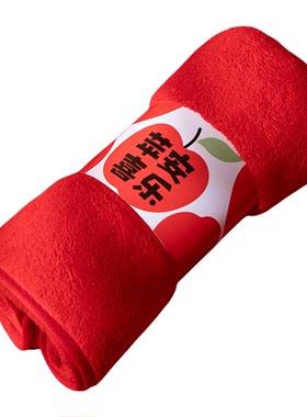 创意水果寓意珊瑚绒毛巾伴手礼
