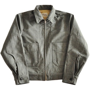 沾酱 40年代复刻 短款工装外套 阿美咔叽 纯棉夹克 VINTAGE 复古