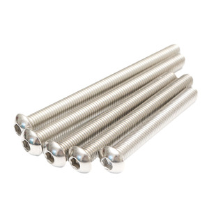 加长平圆头内六角螺丝304不锈钢半圆头螺栓盘头螺钉M3M4M5M6M8M10