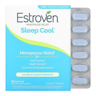 香港直发Estroven膳食补充剂30片装更年期睡眠帮助囊片