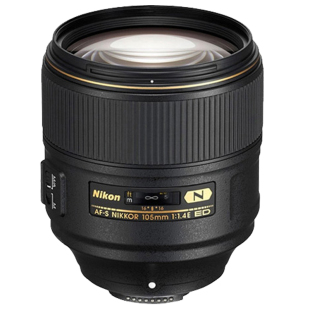 尼康F卡口FX全幅AF-S 105mm f/1.4E ED中长焦定焦人像镜头105 1.4