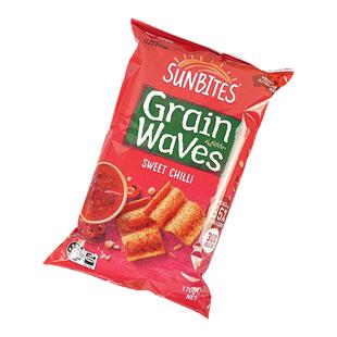 澳洲进口 SUNBITES甜辣味波浪形谷物片麦香膨化食品170g