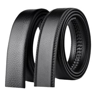 卡帝乐鳄鱼皮带男士真皮不带头带身自动扣无头带身休闲百搭裤腰带