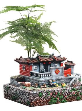 桌面摆件盆景装饰创意模型摆件