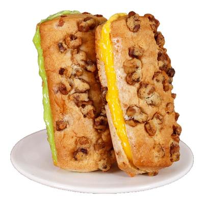【抢4个】核桃马里奥坚果夹心面包新鲜短保即食饱腹下午茶点心