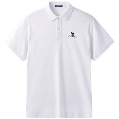 骆驼中性款短袖POLO衫