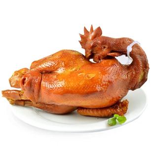 沟帮子熏鸡尹家烧鸡肉熟食熏鸡公散养大公鸡锦州特产850g整只包邮