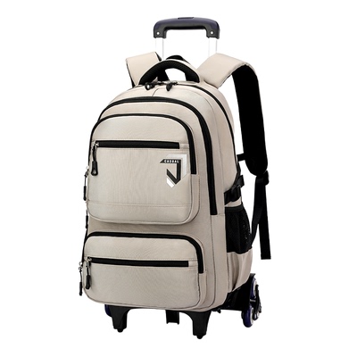 防水初中高中大容量拉杆书包男女