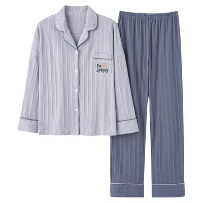 俞兆林长袖长裤全棉冬天新款睡衣