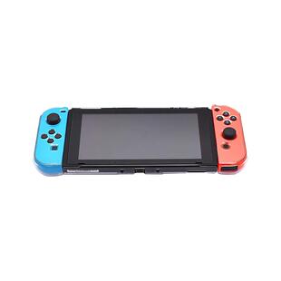 任天堂switcholed保护壳透明switch手柄套分体水晶硬壳ns可插底座