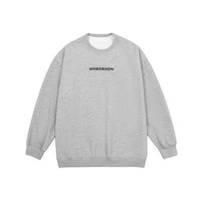 赵让同款GOGOSOON圆领卫衣男新2025春秋无帽长袖美式痞帅青少年感