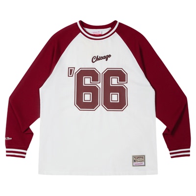 MN公牛队潮流长袖T恤男