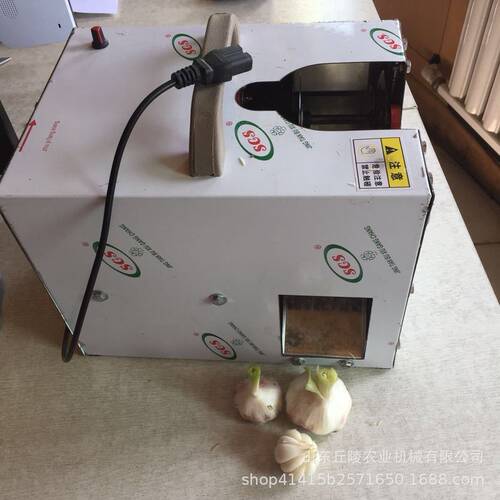 厂家供应大蒜剪杆去胡机 48V电动鲜蒜加工设备 轻便小型切蒜机
