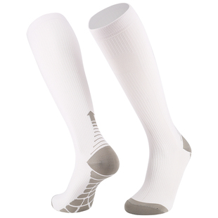 Findcool压缩袜2双跑步马拉松运动袜高筒袜减缓肌肉疲劳健身袜