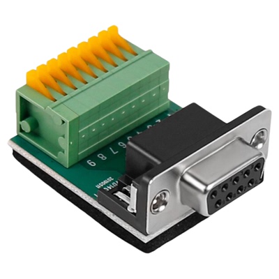 力特DB9母转9Pin端子台232接线柱